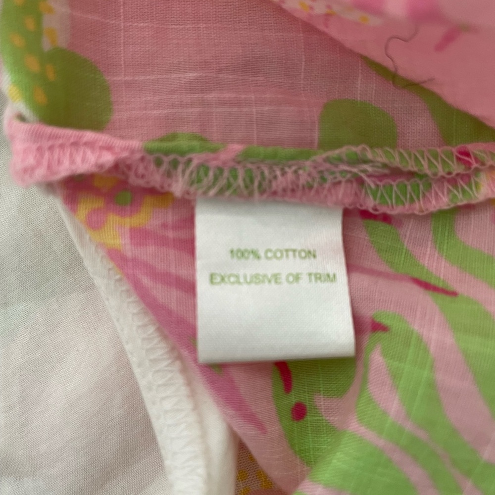 Lilly Pulitzer Tunic Pink Floral Size M - Picture 6 of 6